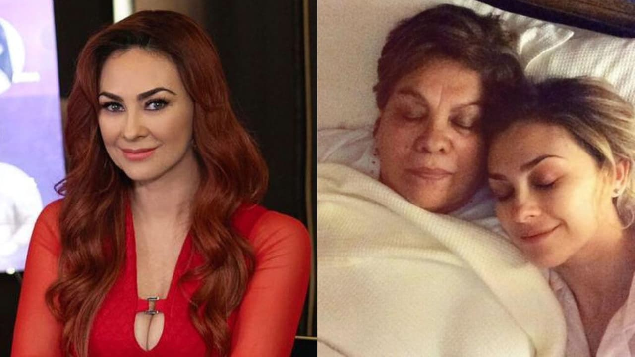 Con foto en traje de baño, Aracely Arámbula dedica mensaje a su fallecida mamá