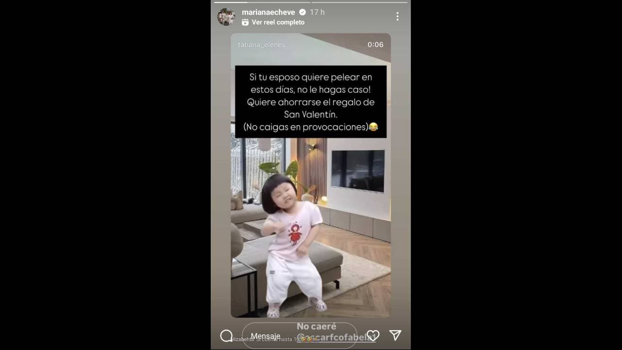 Esta fue la advertencia que Mariana Echeverría le lanzó a su esposo