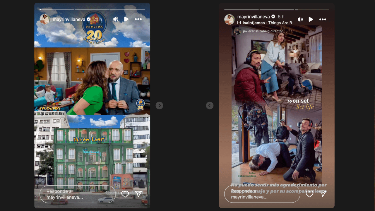Mayrín Villanueva publica mensajes tras declaraciones de Eduardo Santamarina sobre ‘distanciamiento’