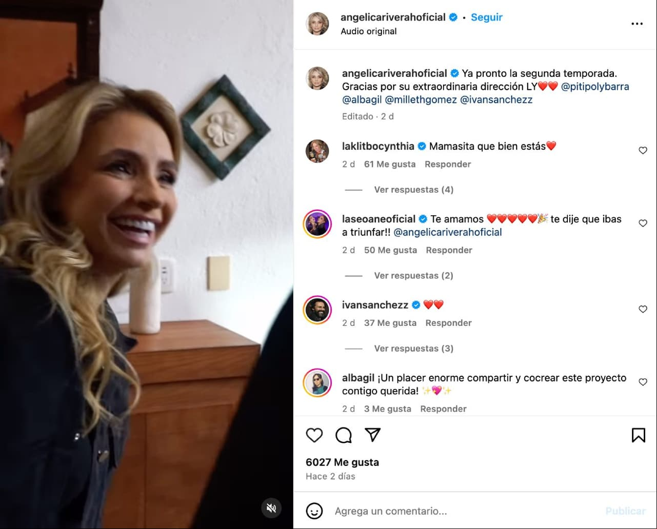 Angélica Rivera, actriz mexicana.